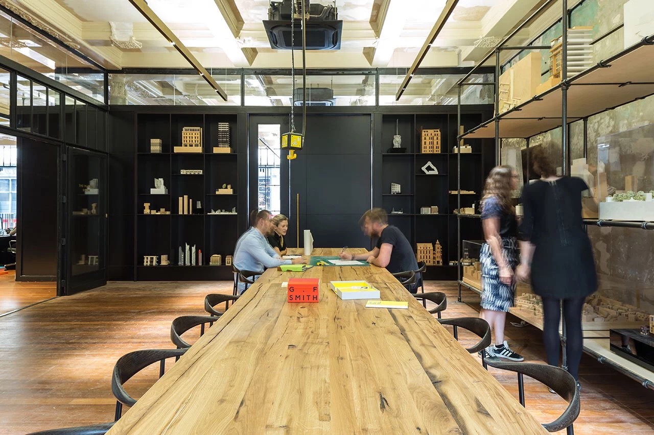 Squire &amp; Partners Transform A Store into their New Headq(图8)